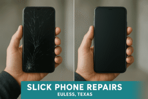 Need fast phone repair in Euless, Texas? Slick Phone Repairs offers guaranteed screen replacement, iPhone repair, and Samsung repair while you wait. Find the best phone repair shop near you!